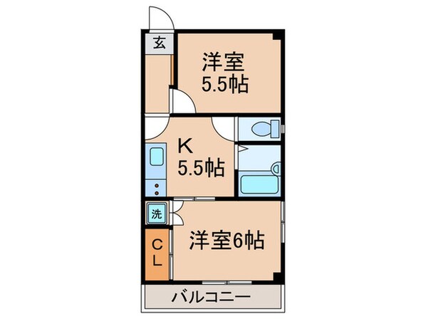 エクセルピア千年の物件間取画像